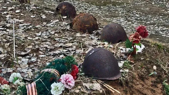 На острове в Финском заливе установили стелу в честь павших красноармейцев