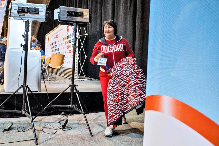ЧМ по лыжным видам спорта-2019: cкандалы и комментарии | Вчера. Зеефельд. Елена Вяльбе уже раздает интервью. ФОТО (c) Vegard Wivestad Gt/Bildbyran via ZUMA Press/ТАСС