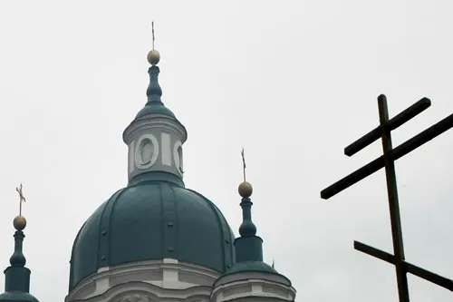 Крест над Сойкинской горой | ФОТО Сергея ГРИЦКОВА
